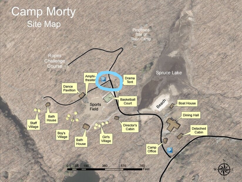 Map for parking